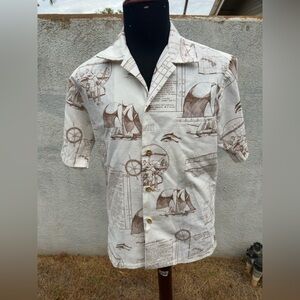 Vintage HRH His Royal Highness  Hawaii Schooner Boat Ship Men's M